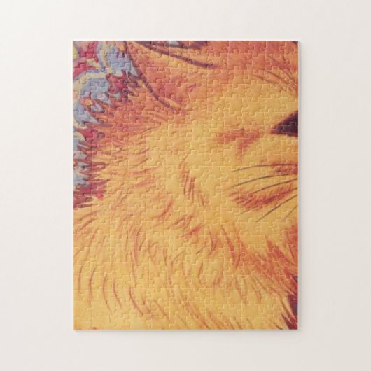 Kat Profiel van Louis Wain Legpuzzel (Verticaal)