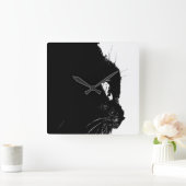 Kat Profiel Vierkante Klok (Huis)