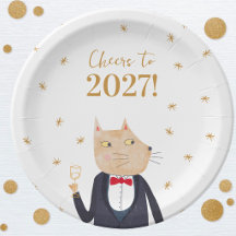Kat proost op nieuwjaar 2027