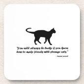 Kat Proverb Bier Onderzetter (Voorkant)