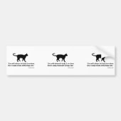 Kat Proverb Bumpersticker (Voorkant)