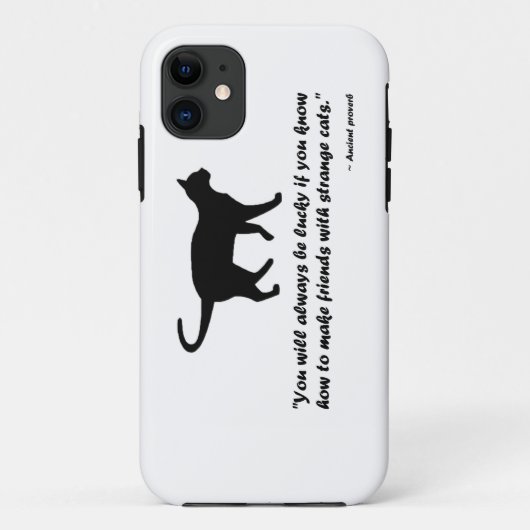 Kat Proverb Case-Mate iPhone Case (Achterkant)