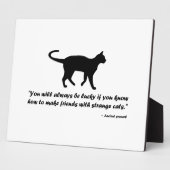 Kat Proverb Fotoplaat (Zijkant)