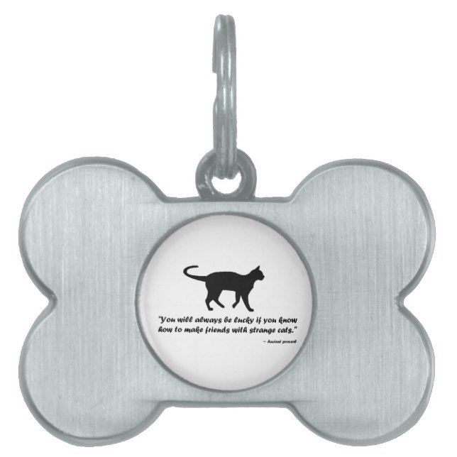 Kat Proverb Huisdieren Naamplaatje (voorkant)