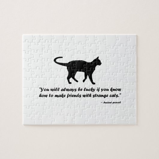 Kat Proverb Legpuzzel (Horizontaal)