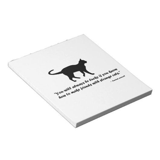 Kat Proverb Notitieblok (Schuin)