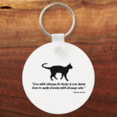 Kat Proverb Sleutelhanger (Voorkant)
