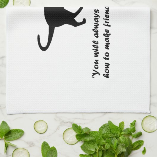 Kat Proverb Theedoek (Gevouwen)