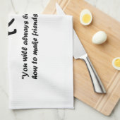 Kat Proverb Theedoek (Quarter Fold)