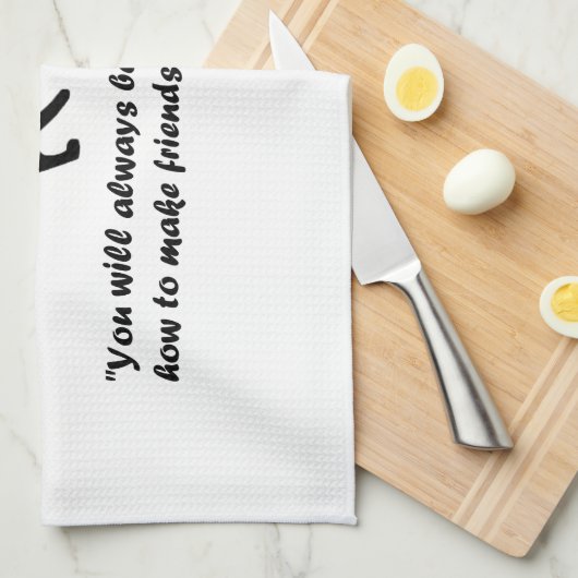 Kat Proverb Theedoek (Quarter Fold)