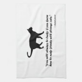 Kat Proverb Theedoek (Verticaal)