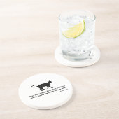 Kat Proverb Zandsteen Onderzetter (Zijkant)