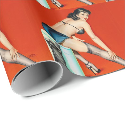 Kat pulp omhoog cadeaupapier (Rol Hoek)