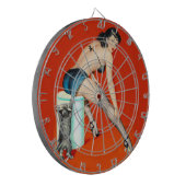 Kat pulp omhoog dartbord (Voorkant Links)