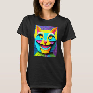 Kat Punk Cyborg Mannen Vrouwen jongens meisjes T-shirt