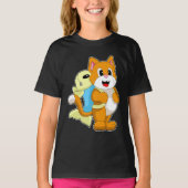 Kat Pupil Fish School T-shirt (Voorkant)