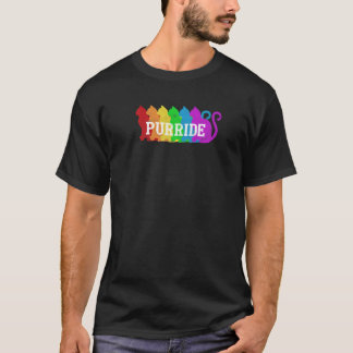 Kat Purride Regenboog Bewustzijn Man Vrouw T-shirt