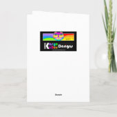 Kat Purse wenskaart Kaart (Achterkant)