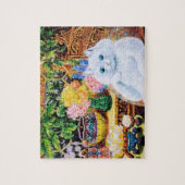 kat puzzels, Louis Wain Cat in tuin Legpuzzel (Verticaal)