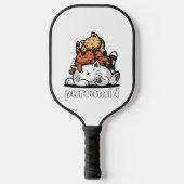 Kat Pyramid Purramid Leuke Kittens Pickleball Paddle (Voorkant)
