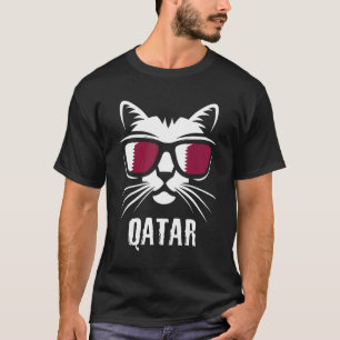 Kat Qatar Vlag 1 T-shirt