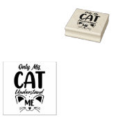 Kat Quote Rubberstempel (Gestempeld)