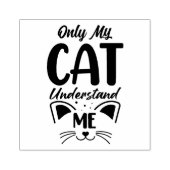 Kat Quote Rubberstempel (Afrduk)