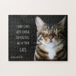 Kat Quote/Zen Cat Photo Legpuzzel