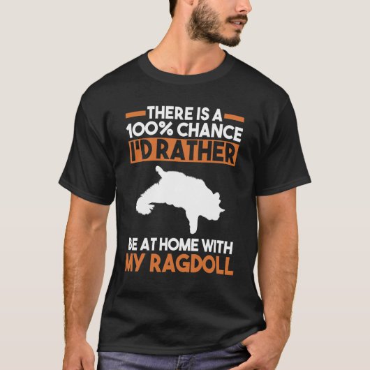 Kat Ragdoll T-shirt (Voorkant)