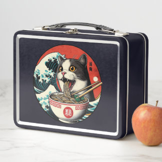 Kat Ramen Japanse Kunst Vintage Stijl