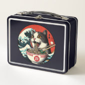 Kat Ramen Japanse Kunst Vintage Stijl (Voorkant)