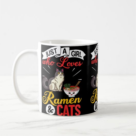 Kat Ramen Kom Soep Japans Koffiemok (Links)
