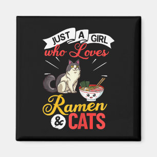 Kat Ramen Kom Soep Japans Magneet