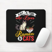 Kat Ramen Kom Soep Japans  Muismat (Met muis)