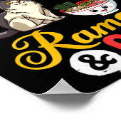 Kat Ramen Kom Soep Japans Poster (Hoek)