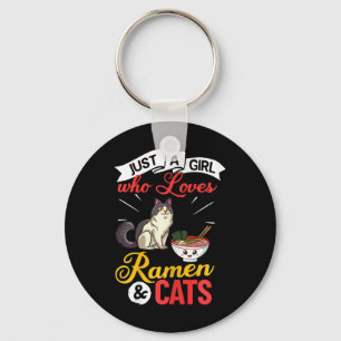 Kat Ramen Kom Soep Japans Sleutelhanger