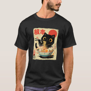 Kat Ramen Noedel Japans Anime Kawaii Premium T-shirt