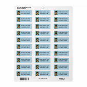 KAT RAMEN NOEDLES RETOURADRES ETIKETTEN (Full Sheet)