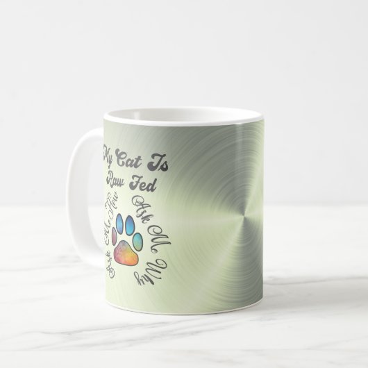 Kat Raw Fed Koffiemok (Voorkant links)