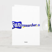 Kat Ray Vaughan Feestdagen Kaart (Achterkant)