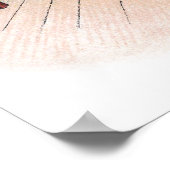 Kat-reeks is ingesteld op ontbijt poster (Hoek)