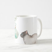 Kat Reflection in een Mok met sierkerst (Voorkant rechts)