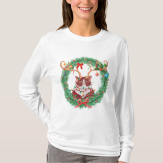 Kat Reindester Wreath Long geeved T-shirt