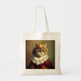Kat Renaissance Koning Tote Bag