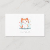 Kat Rescue Animal Rescue Organisation Visitekaartje (Achterkant)