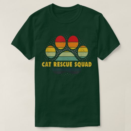 Kat Rescue Squad Animal Rights 579 T-shirt (Design voorkant)