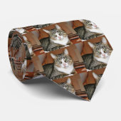 Kat Resting Stropdas (Opgerold)