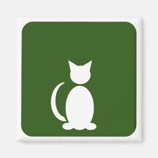 Kat Restroom Magneet