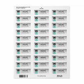 Kat Retour Adres Labels (Full Sheet)