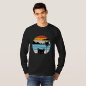 Kat Retro Stijl Dier 5 T-shirt (Voorkant volledig)